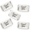 Big Dot of Happiness Champagne Elegantly Simple - Mini Candy Bar Wrapper Stickers Party Small Favors 40 Ct